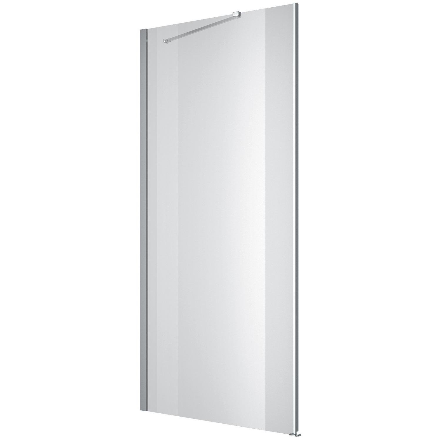 Душевая стенка с держателем Koller Pool Kvadro K90PC 2510172203 90x195 см профиль Хром (160760)