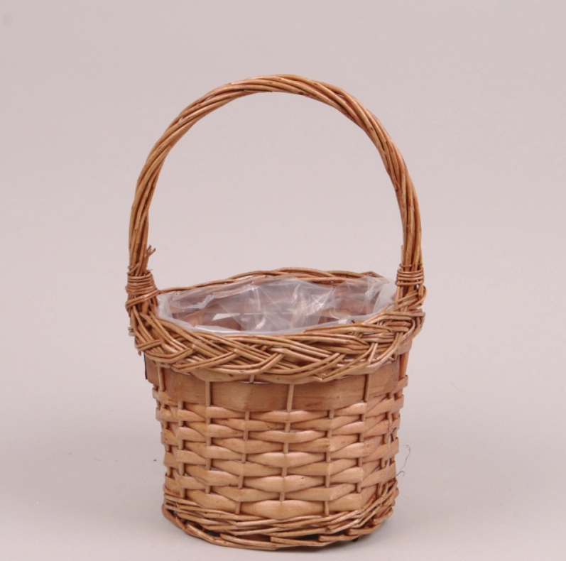 Корзина из лозы круглая (46216)
