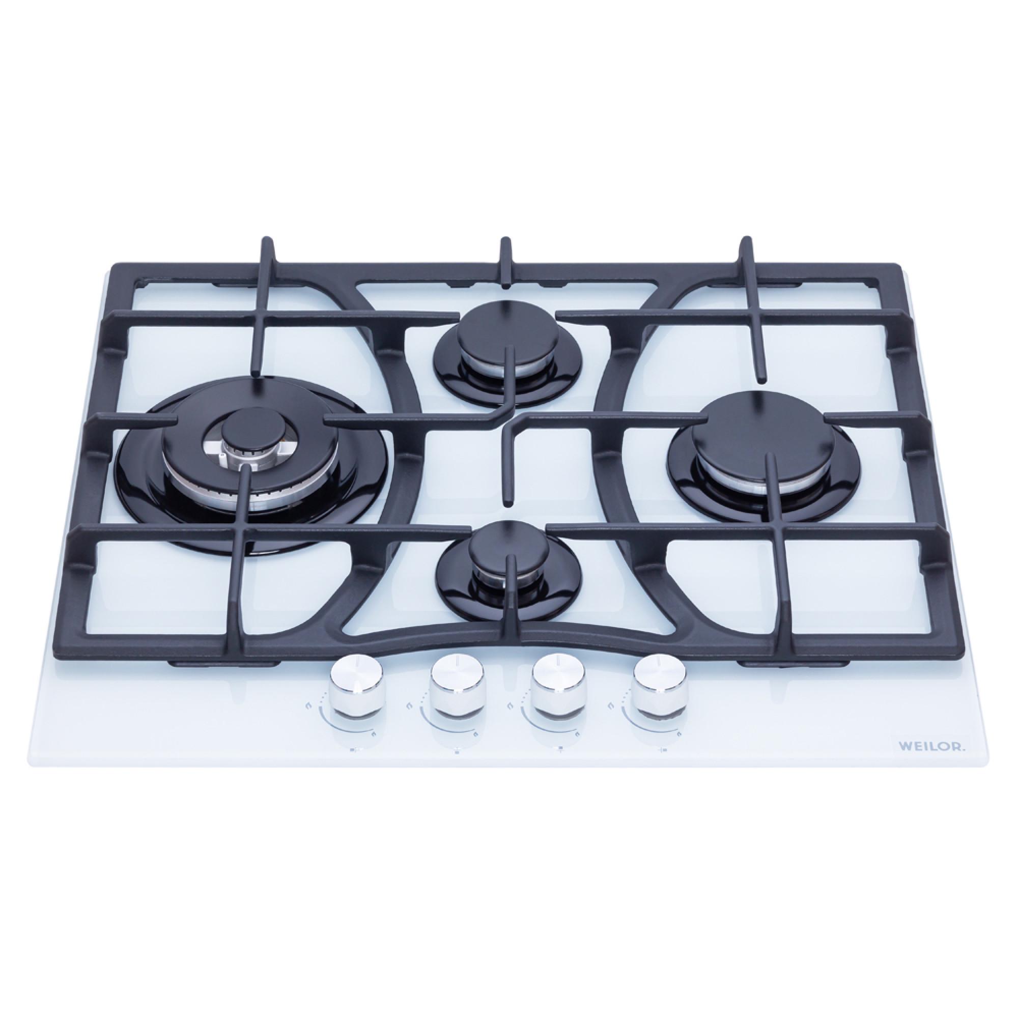 Варочная поверхность газовая WEILOR GG W 614 WH - фото 2 Варочная поверхность газовая WEILOR GG W 614 WH - фото 2