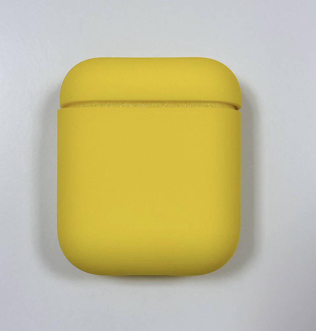 Чехол Slim Silicon Case for AirPods 2 Yellow (м01091) Чехол Slim Silicon Case for AirPods 2 Yellow (м01091)