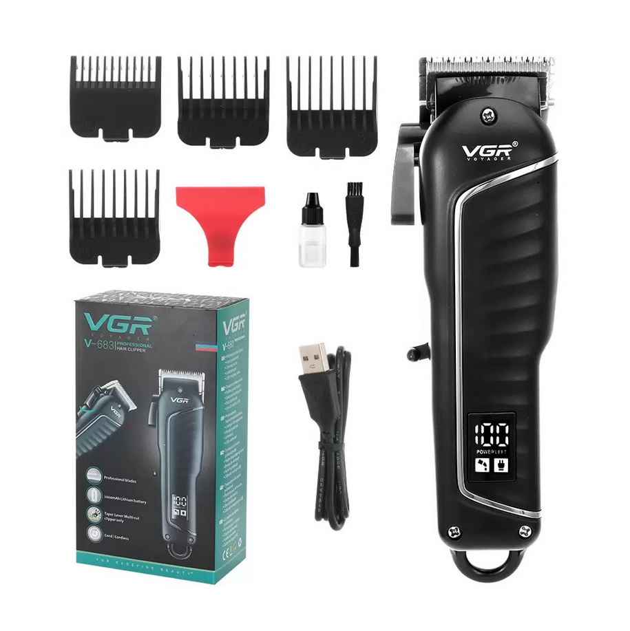 Машинка для стрижки V683 Чорний (234569401_527)