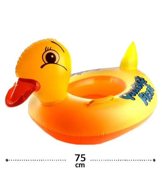 Надувной круг для младенцев Уточка с ножками (28443941) - фото 3