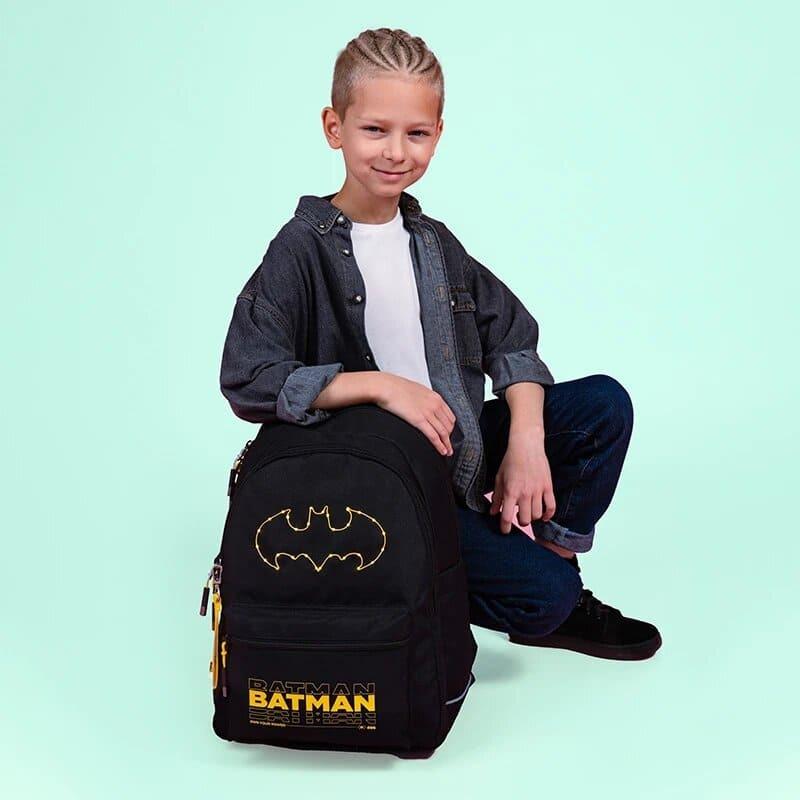 Школьный рюкзак подростковый KITE Education teens DC Comics Batman LED 19 л Черный DC24-2575M (LED) - фото 19