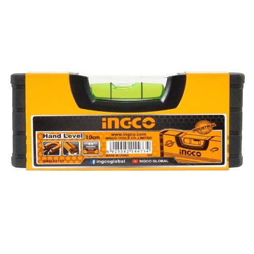Уровень INGCO INDUSTRIAL 10 см с магнитами (000145665) Уровень INGCO INDUSTRIAL 10 см с магнитами (000145665)