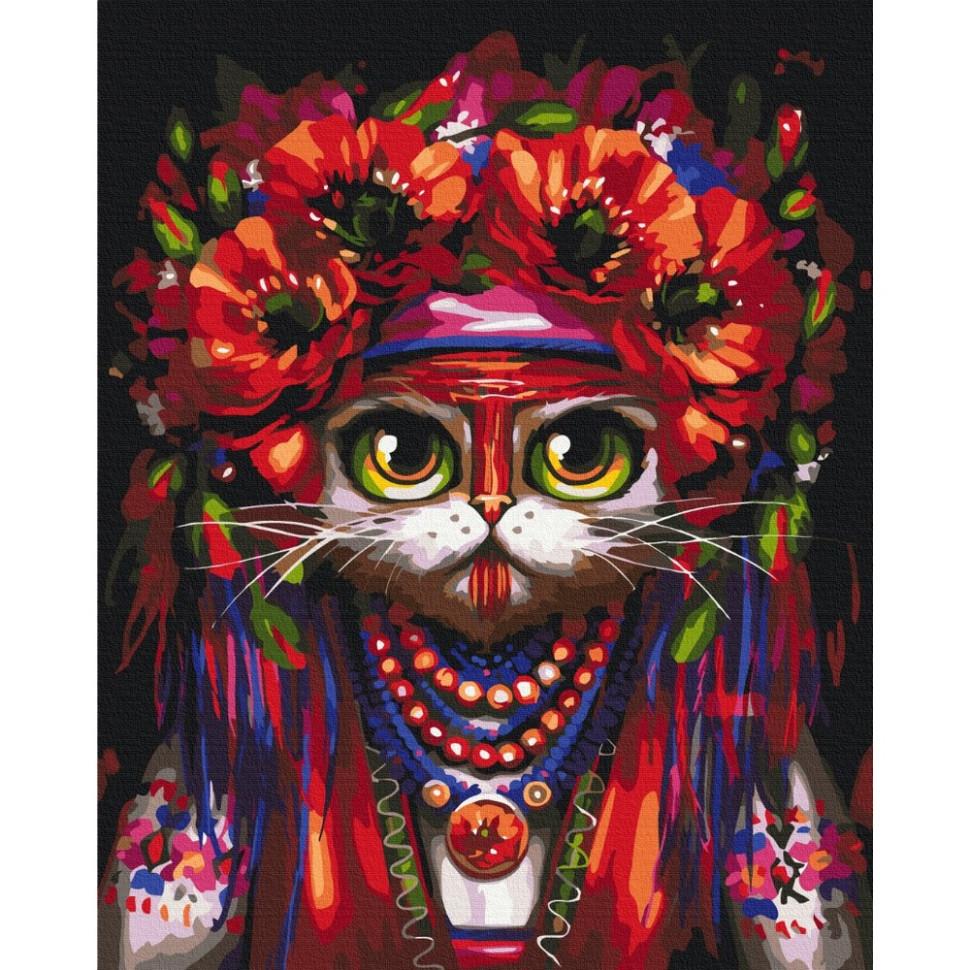 Картина по номерам Brushme Киса Мотанка 40x50 см (BS53461)