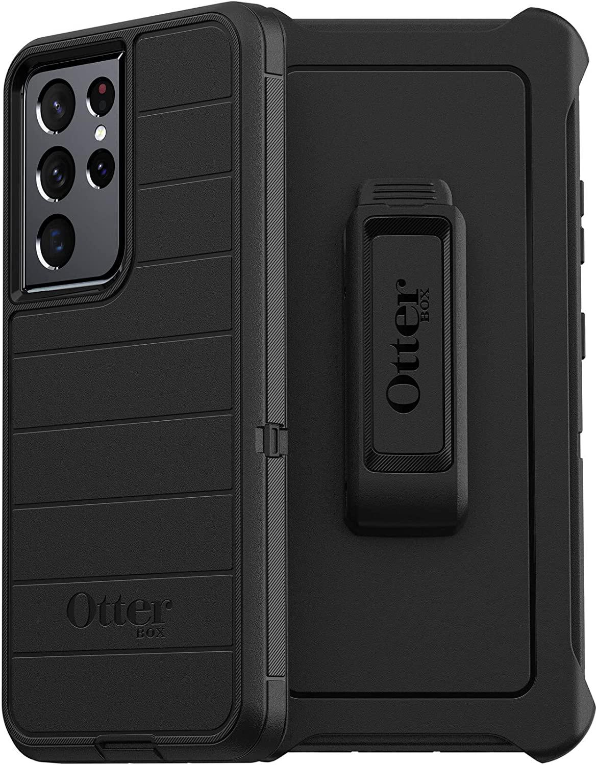Чехол противоударный с клипсой подставкой OtterBox Defender Series Pro 27-54584-20 для Samsung Galaxy S21 Ultra (6.9") Black Чехол противоударный с клипсой подставкой OtterBox Defender Series Pro 27-54584-20 для Samsung Galaxy S21 Ultra (6.9") Black