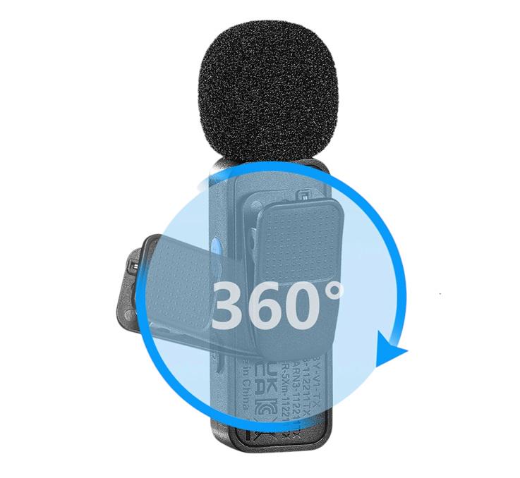 Микрофон беспроводной петличный Boya BY-V2 с разъемом iOS - фото 12 Микрофон беспроводной петличный Boya BY-V2 с разъемом iOS - фото 12