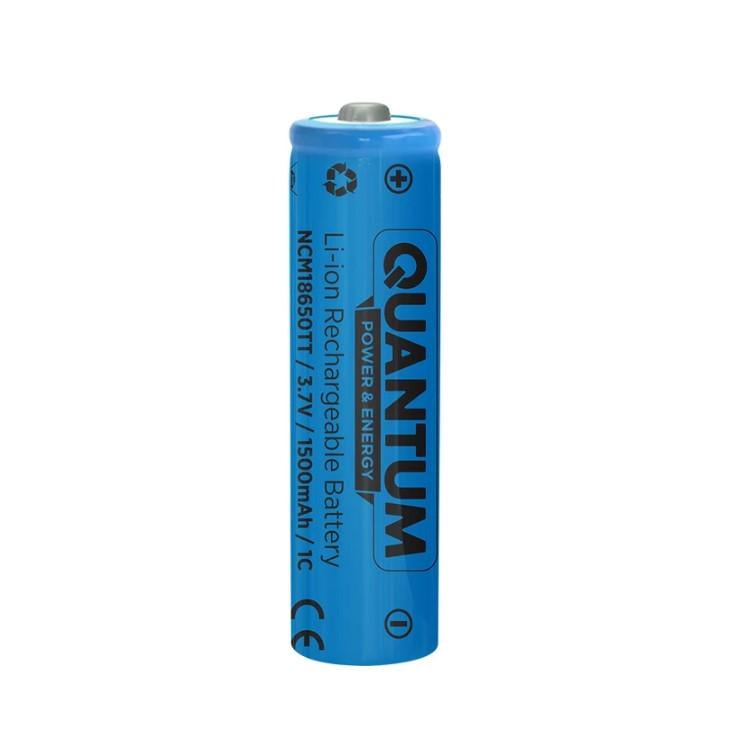 Акумулятор Quantum Li-ion NCM 18650 1500 mAh 1С з клемним виступом 1 шт. (1022)