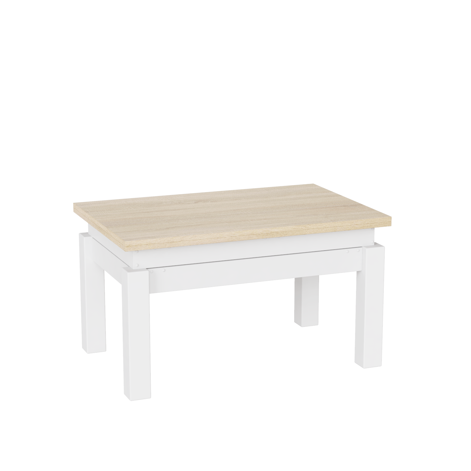 Журнальный стол-трансформер B-Fly 900x550x600 мм Дуб Сонома/Белые ножки (GATB09130100110) - фото 1 Журнальный стол-трансформер B-Fly 900x550x600 мм Дуб Сонома/Белые ножки (GATB09130100110) - фото 1