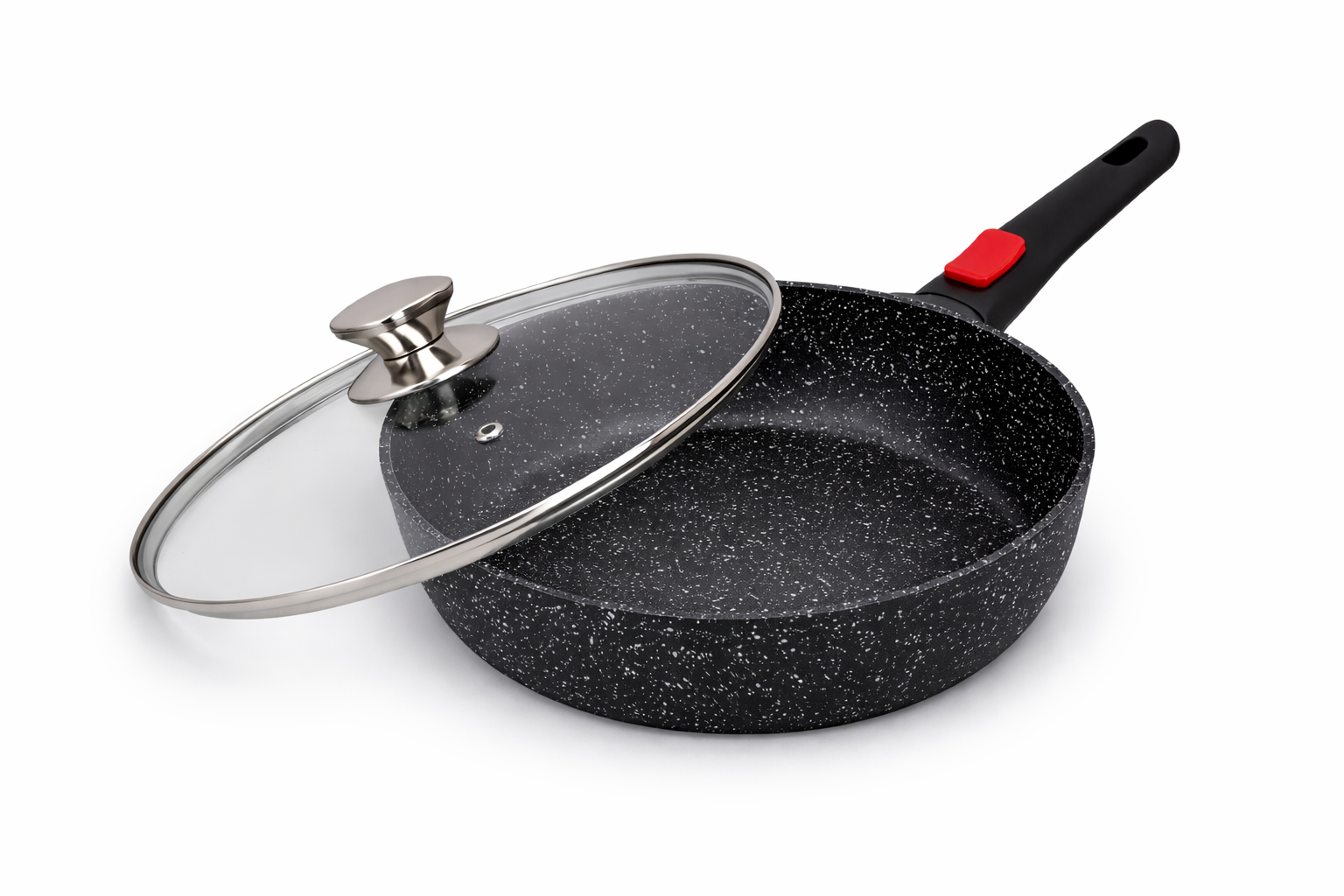 Сковорода с крышкой Edenberg EB-14141 24 см 2,4 л съемная ручка (LO-05889)