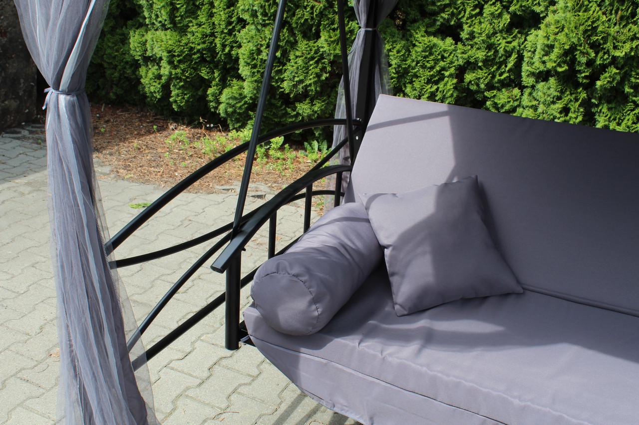 Садова гойдалка з павільйоном Just Garden Panama Сірий (2693494079) - фото 9 Садова гойдалка з павільйоном Just Garden Panama Сірий (2693494079) - фото 9