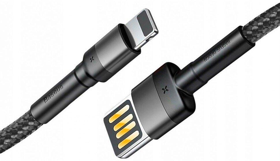 USB кабель BASEUS Lightning Cafule special edition 2.4A 1 м Black