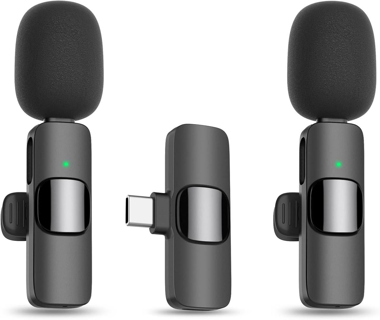 Микрофон беспроводной петличный Qhot для iPhone 15 серии/Android/компьютера