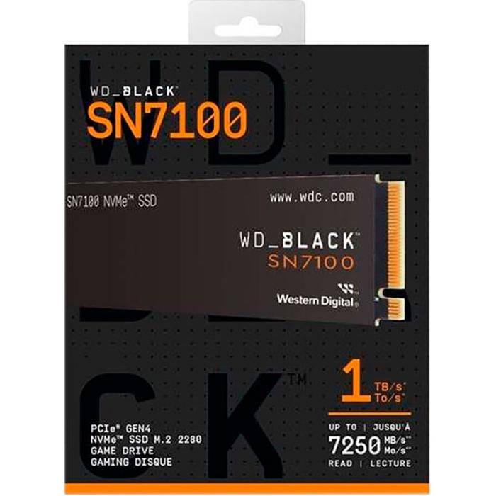 内蔵型SSD WD_BLACK SN7100 1TB NVMe SSD PCIe Gen4 ᐉ SSD-диск Western Digital SN7100 1 ТБ M.2 2280 PCIe NVMe R 7250