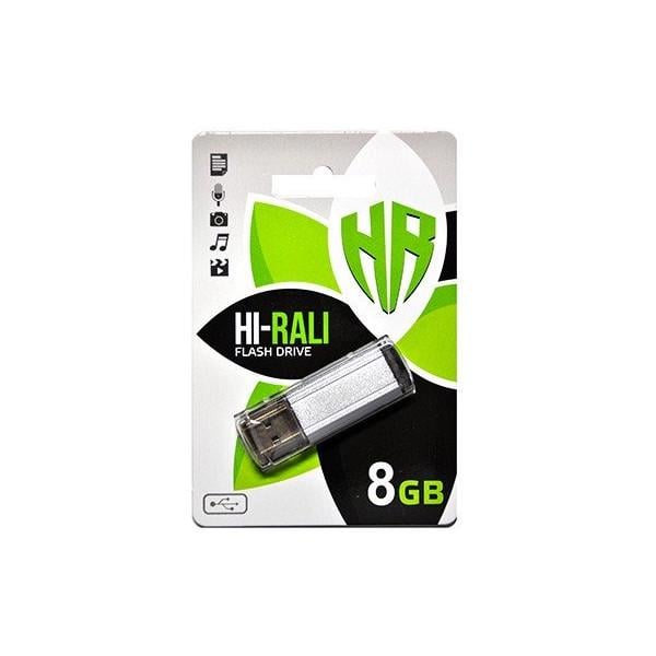 Флешка Hi-Rali USB 8GB Stark Series Silver (HI-8GBSTSL)