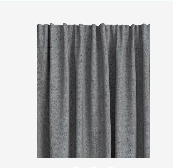 Занавеска полиэстер 1х140x300 см Серый (46b3384b)