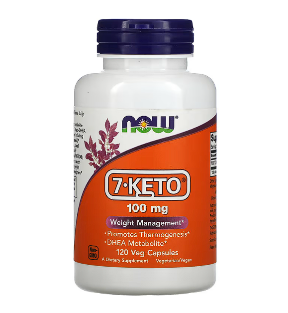 Дегидроэпиандростерон NOW 7-KETO 100 mg 120 veg caps (08145-01)