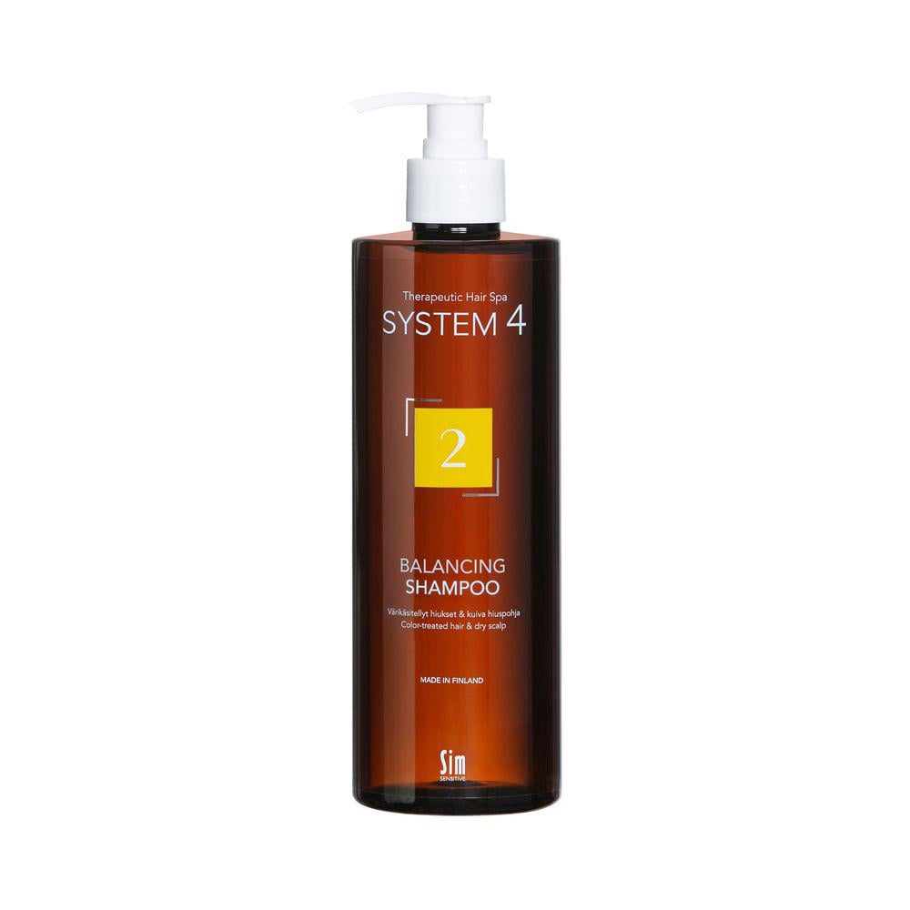 Шампунь Sim Sensitive №2 для сухих окрашенных и поврежденных волос System 4 2 Balancing Shampoo 500 мл