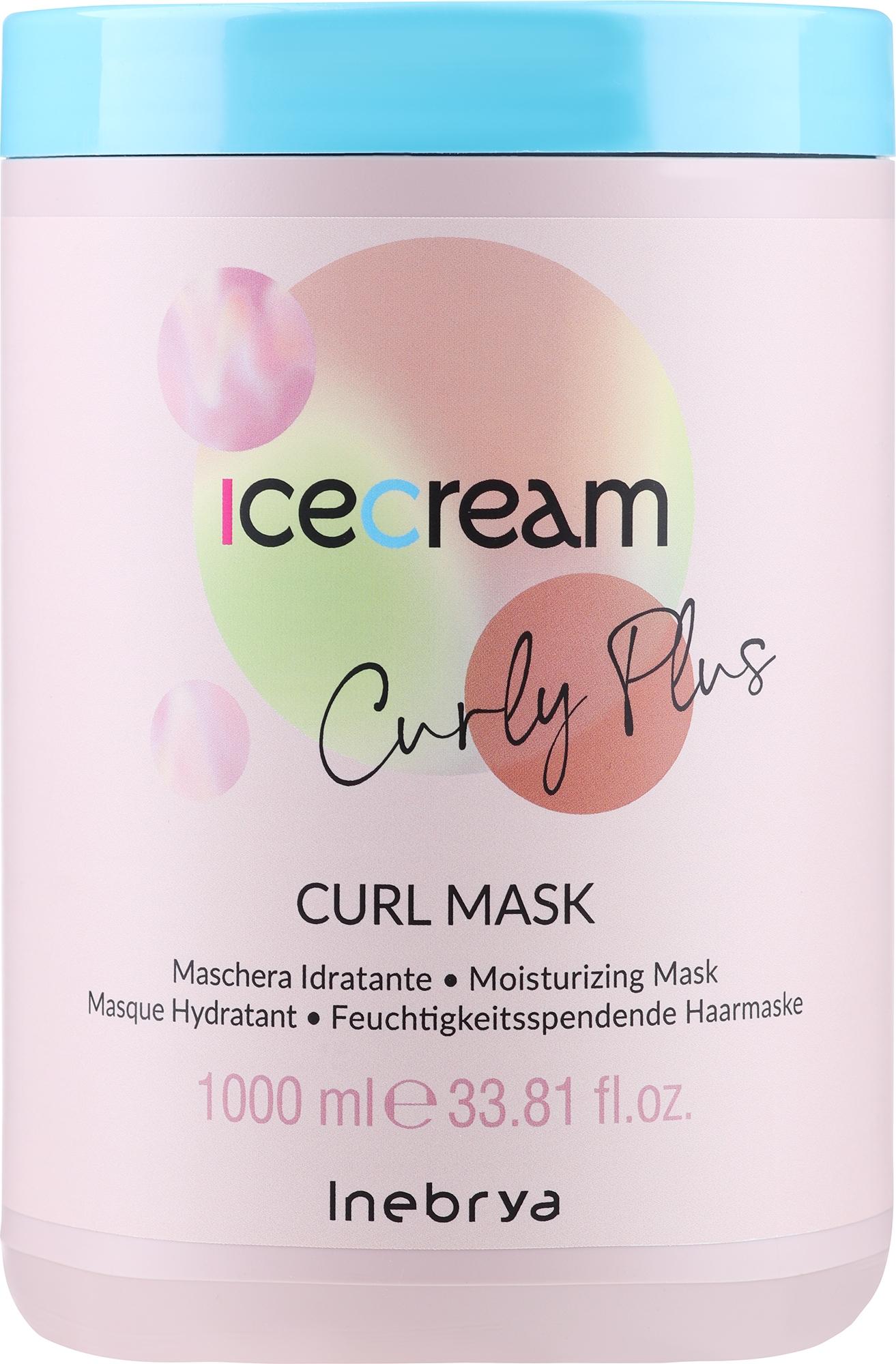 Маска для вьющихся волос Inebrya Ice Cream Curly Plus Curl Mask 1000 мл (1250078213)