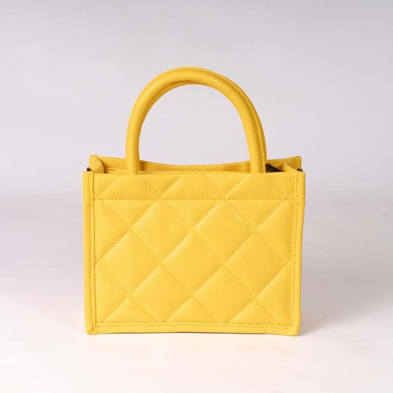 Сумка женская XENIA №03-24 маленькая классическая из гладкой экокожи Желтый - фото 1