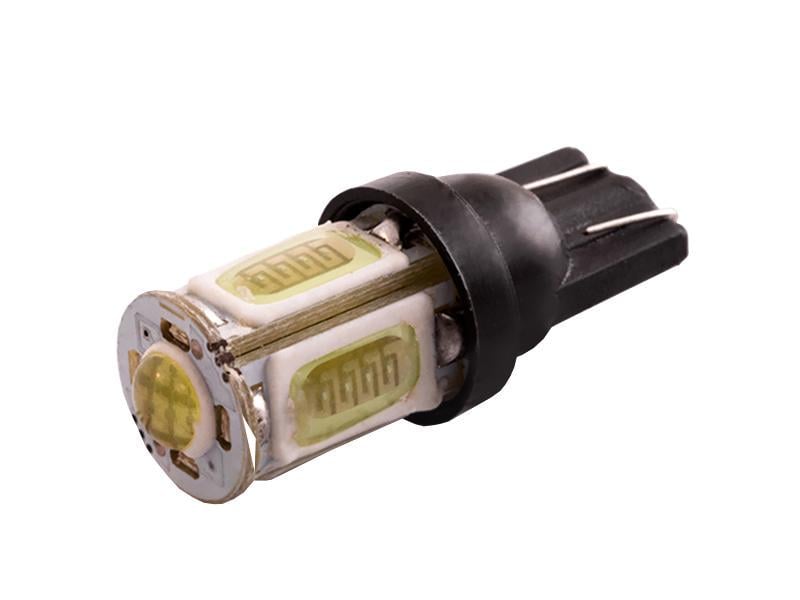 Автомобильная лампа светодиодная LEDUA T10-COB-5side-24chip 12V Синий холодный (949)