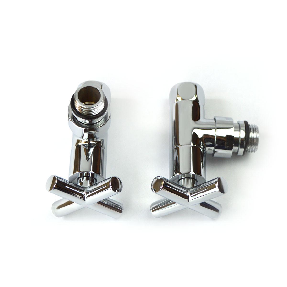 Кран кутовий для рушникосушки Raftec Premium 1/2"х1/2" 2 шт. Chrome (2134807562) - фото 2