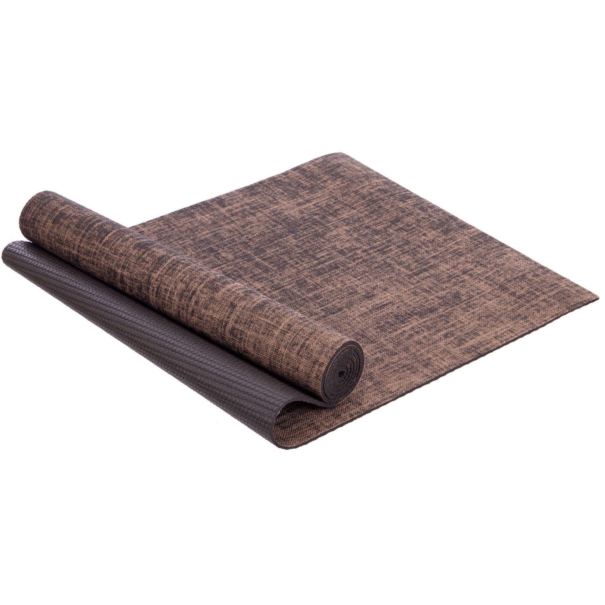 Коврик для йоги Джутовый Yoga mat SP-Sport FI-2441 185x62x0,6 см Коричневый (NA004117)