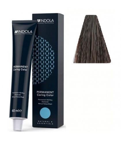 Стойкая перманентная крем-краска Indola 4.35 Средне-коричневый золото-красное дерево 60 мл
