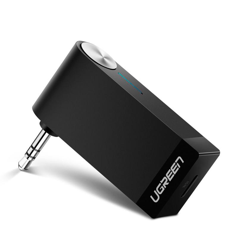 Беспроводной приемник Ugreen Bluetooth 5.0 с AUX выходом 3,5 мм и микрофоном