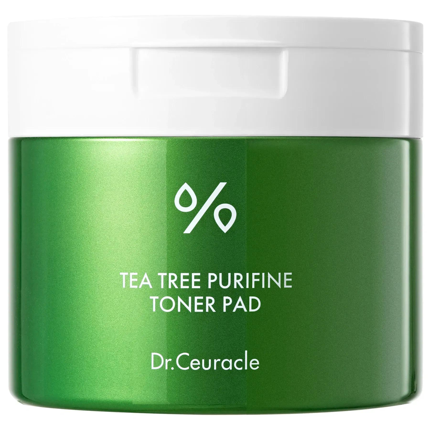 Падающие тонизирующие Dr.Ceuracle Tea Tree Purifine Toner Pad 60 шт. (29511051)
