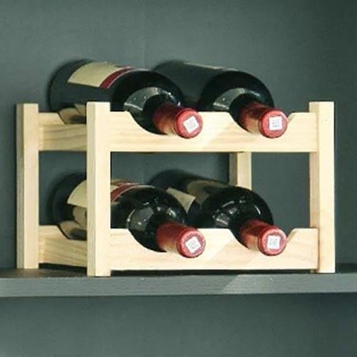 Полка для вина настольная Алента 4 Бланже (Впс-401801)