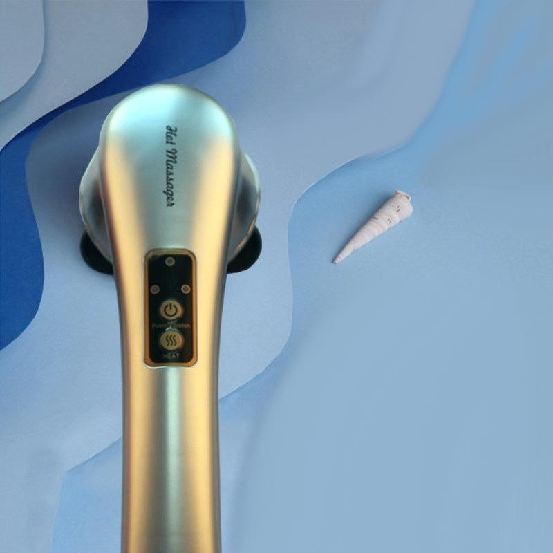 Вібромасажер інфрачервоний Magnetic Heat Massager магнітний Сірий - фото 2
