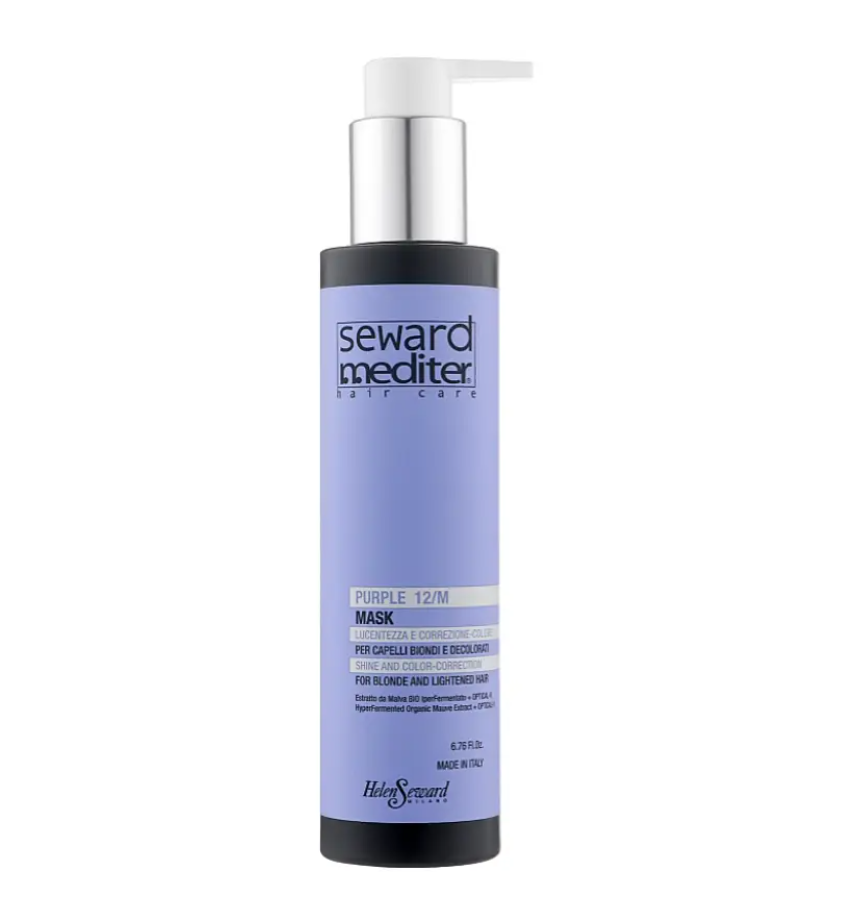 Маска Блеск и коррекция цвета волос Helen Seward Purple 12/М Mask 200 мл (27316249)