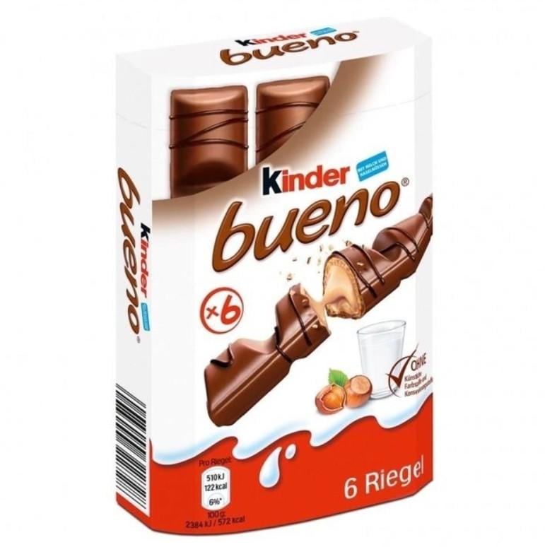 Батончик Kinder Bueno 6 шт. 129 г (KDR-00004)