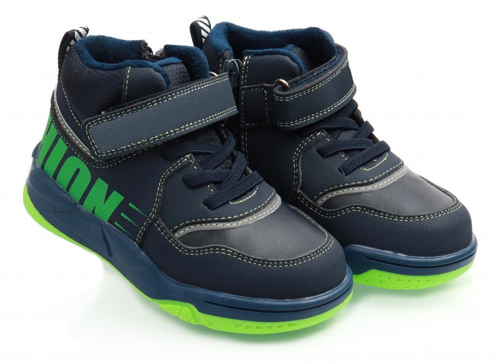 Черевики осінні для хлопчиків 55422 р. 23 Синьо-зелений