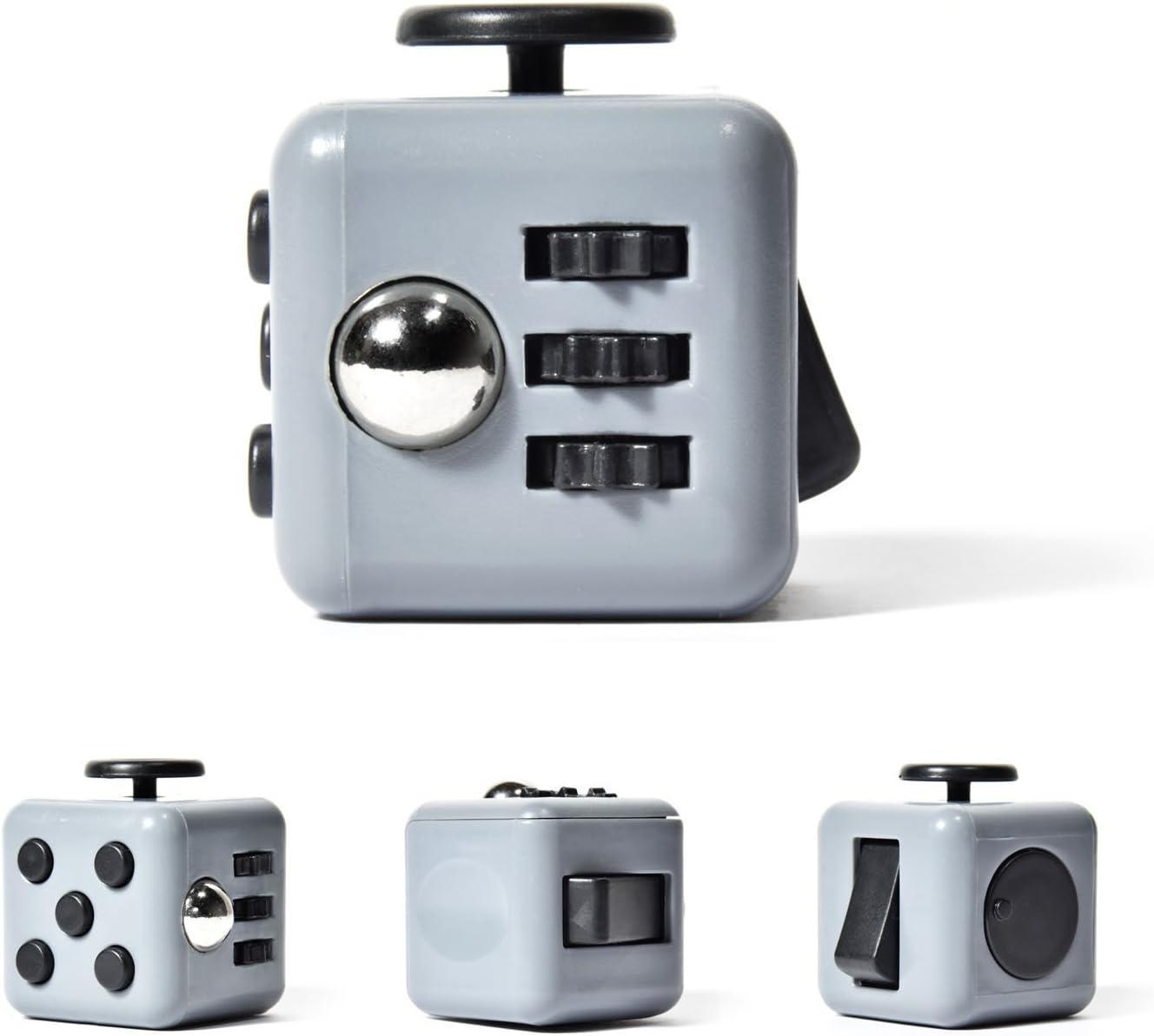 Игрушка-антистресс Fidget Cube с кнопками попит Серый (86915593) - фото 3