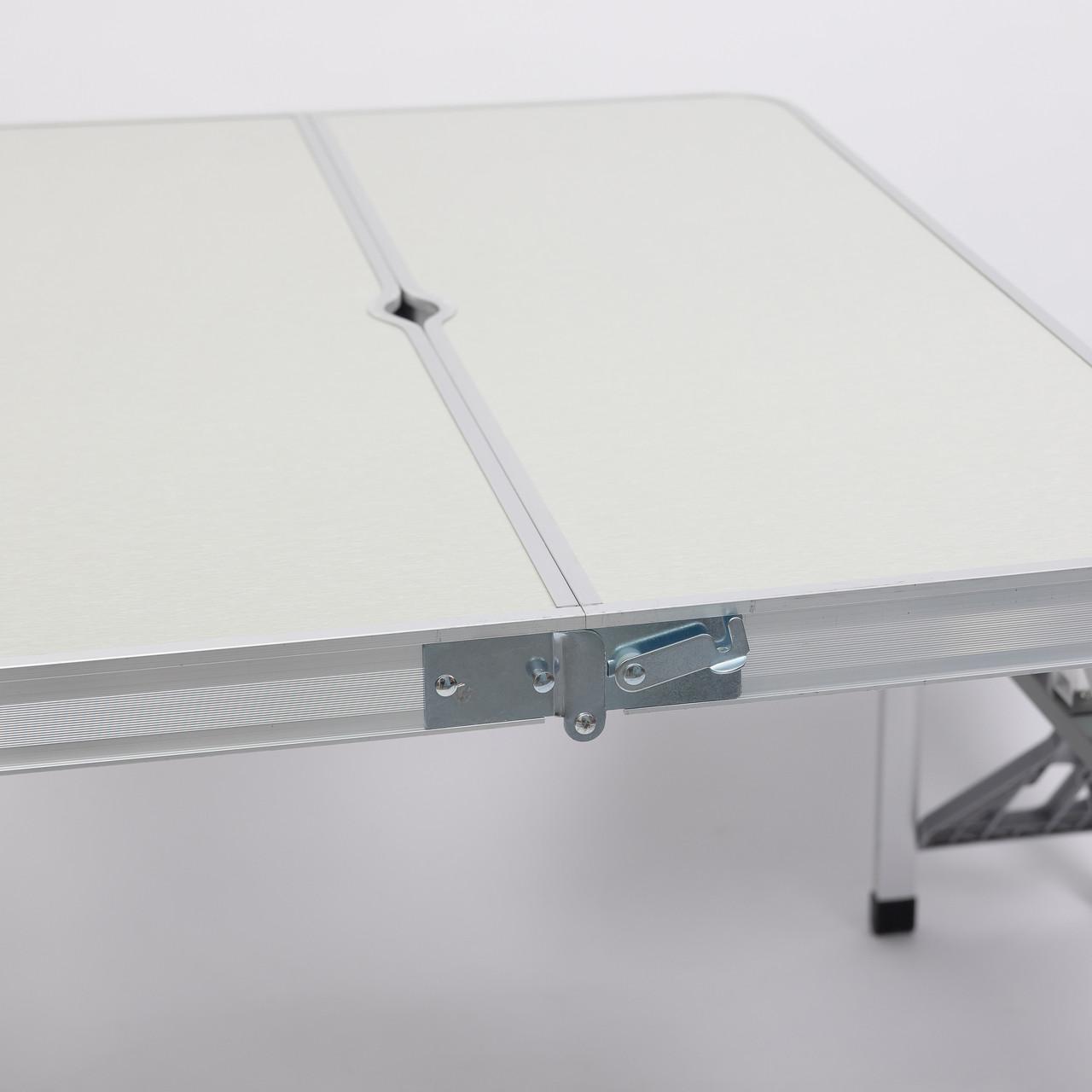 Стіл-трансформер складаний алюмінієвий та 4 стільці (6855) - фото 10 Стіл-трансформер складаний алюмінієвий та 4 стільці (6855) - фото 10