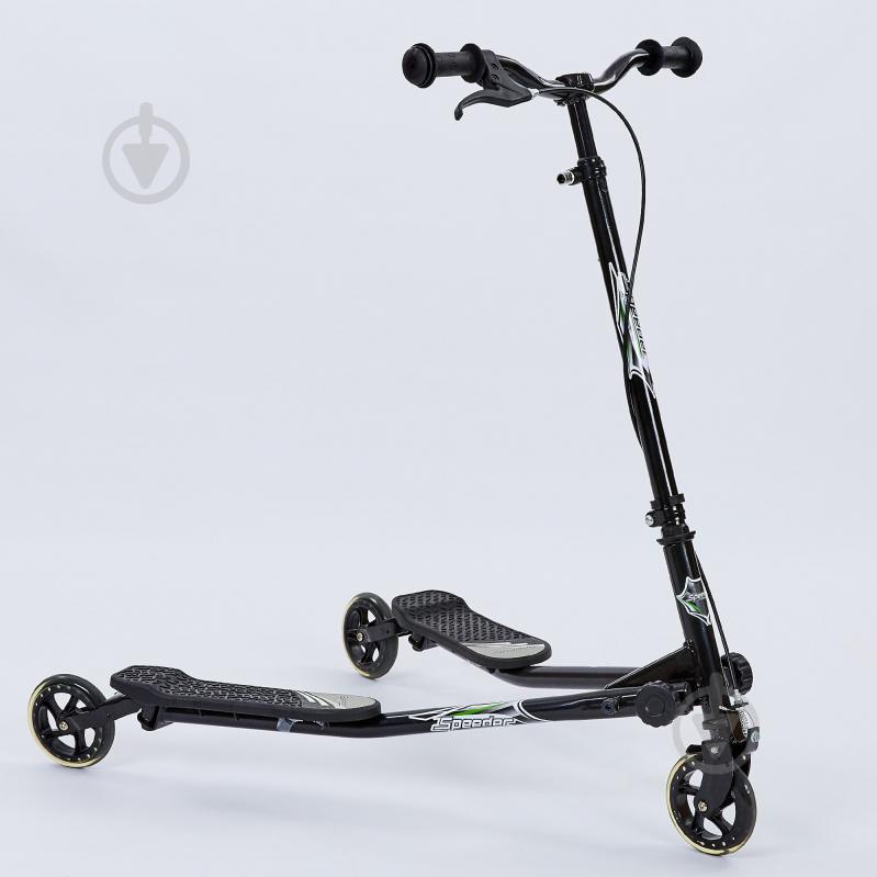 Самокат-трайк planeta-sport TRIKKE SPEEDER 3-х кол. складной WH-25 Черный