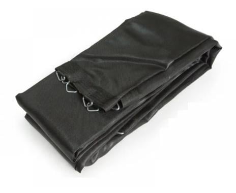 Мат для батута прыжковый Atleto 312 см 10 ft на 54 пружины износостойкий усиленный Черный (21-76-42411724)