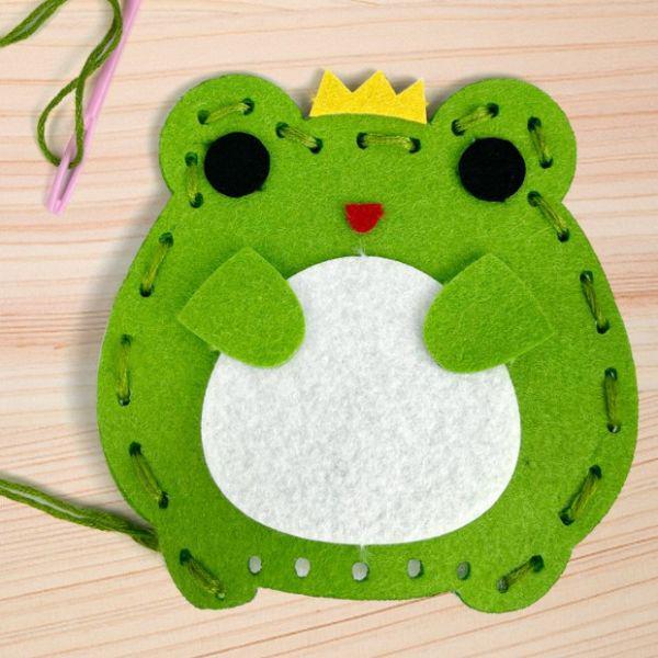 Набор для творчества L00193-1 Мягкие игрушки из фетра с наполнителем и аксессуарами 6 шт. - фото 6