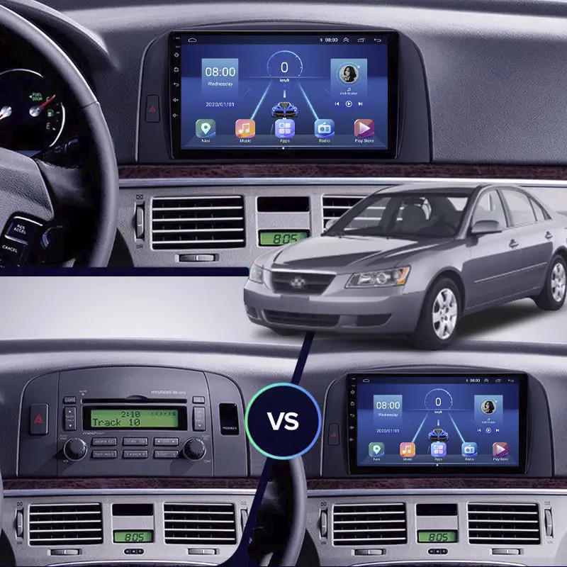 Автомагнитола штатная Lesko CarPlay/4G/Wi-Fi/GPS для Hyundai Sonata V NF 2004-2010 4/64Gb 9" (1748044461) - фото 2