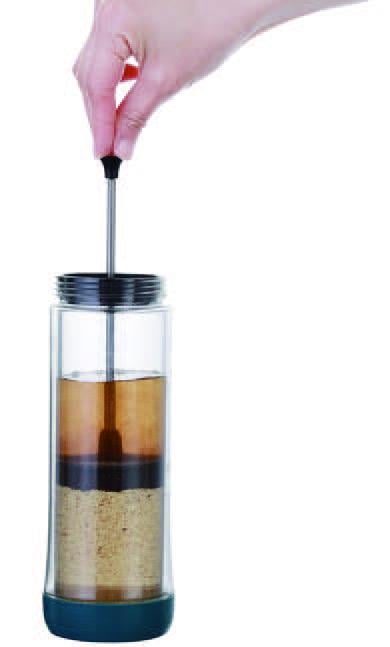 Френч пресс-бутылка портативный LUNCH RIGHT Hot&Cool LR400GY 400 мл (27667368) - фото 15