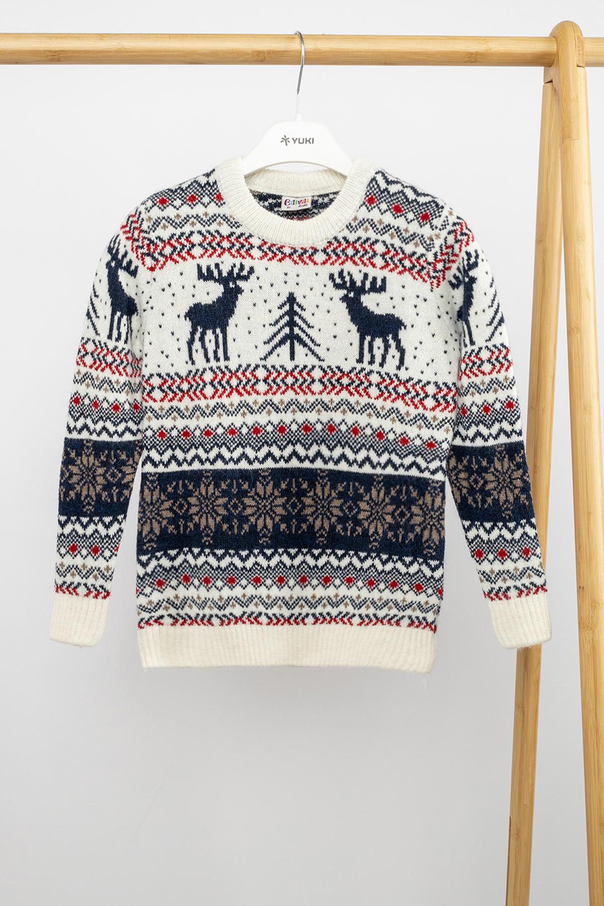 Джемпер для мальчика ЦБ-00233916 116 см Белый (28576019)