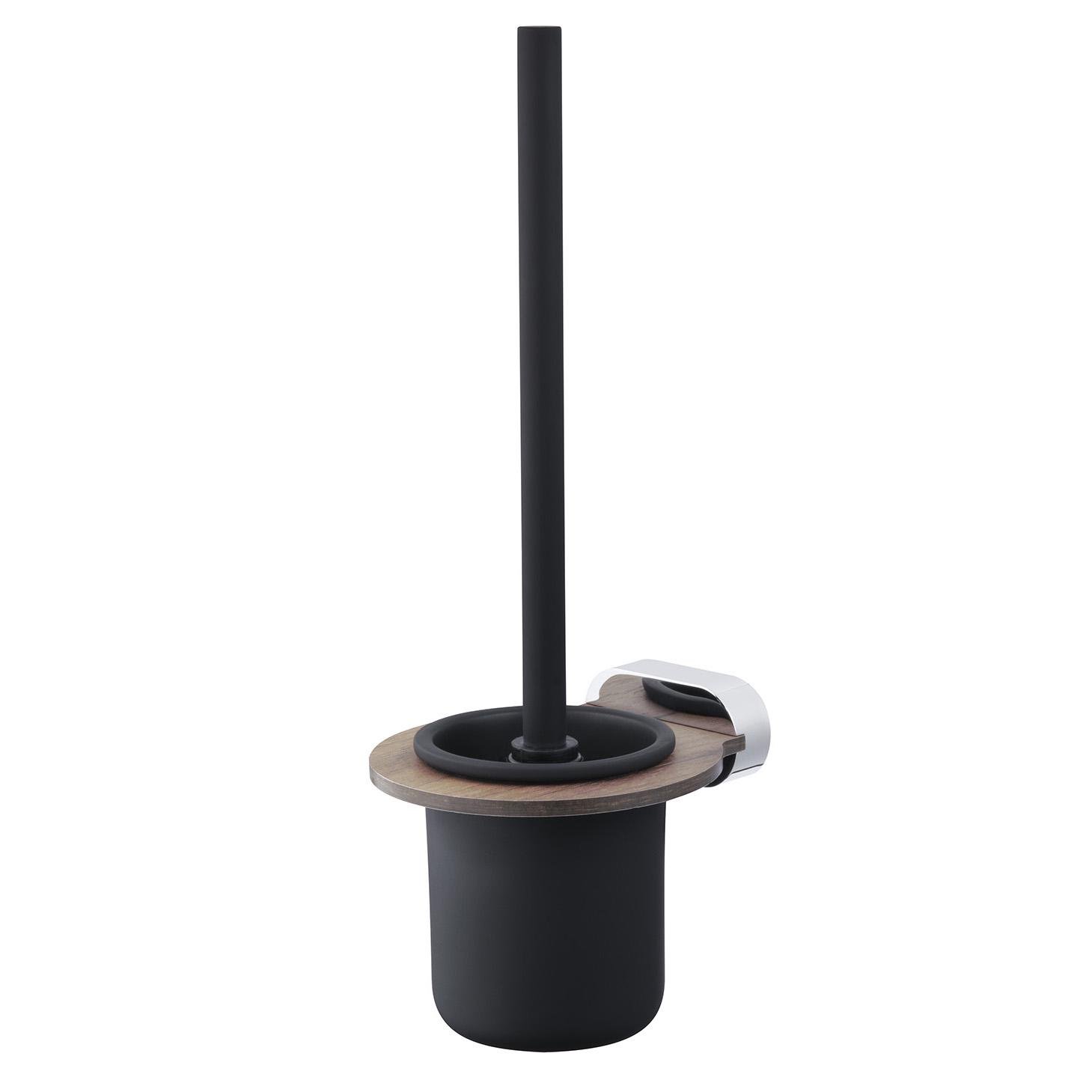 Йоржик для унітаза Bisk BERGEN Чорний (07059)