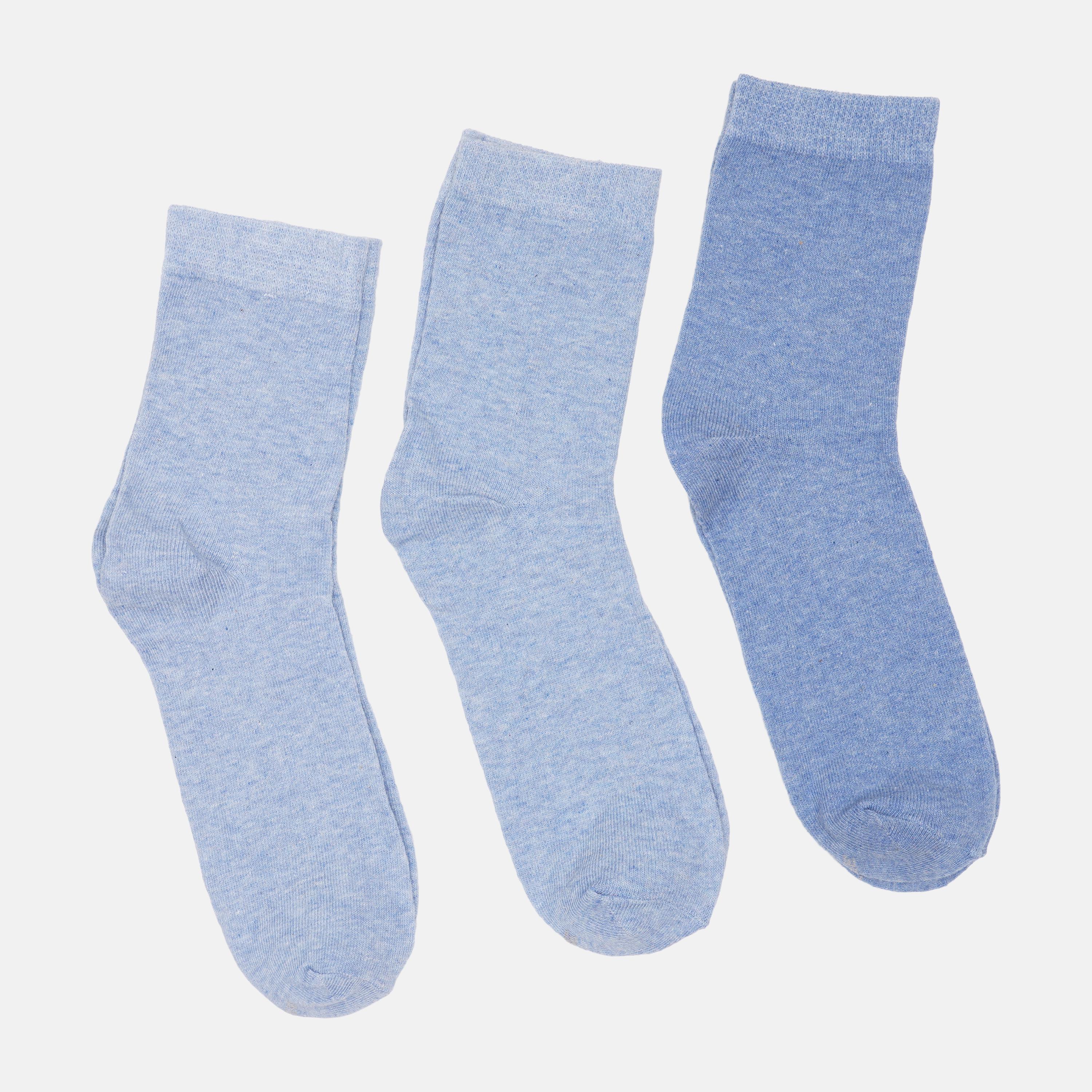 Шкарпетки C&A 3 пари р. 39-42 Блакитний меланж (2909996123)