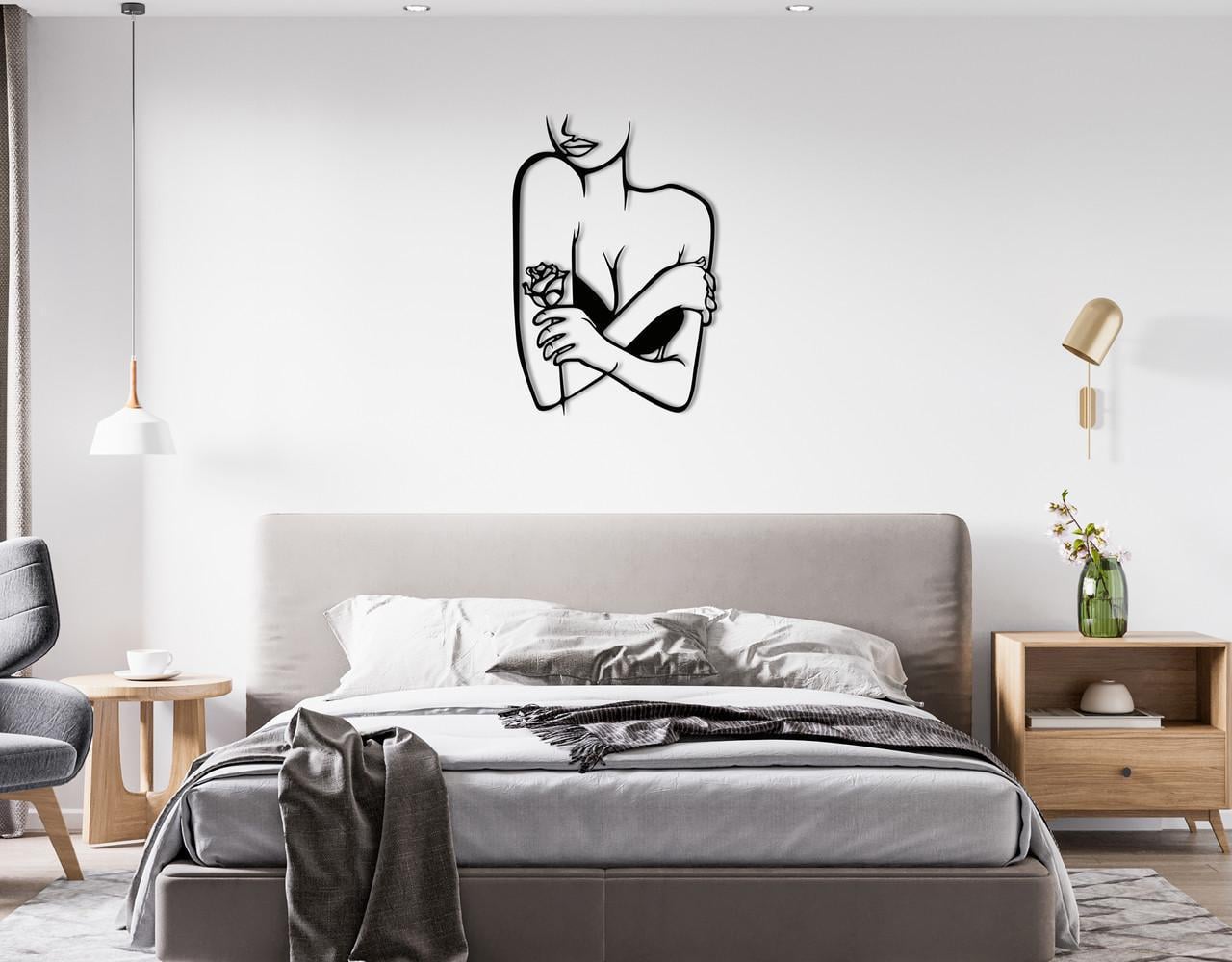 Декоративное панно на стену Upwood Decor In Hand 103,6х70 см Black (1539580212)