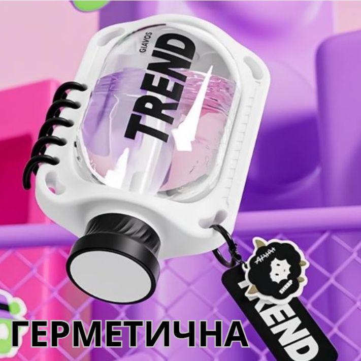 Пляшка для води герметична з антислизьким покриттям та ремінцем 780 мл Білий (2692639930) - фото 2 Пляшка для води герметична з антислизьким покриттям та ремінцем 780 мл Білий (2692639930) - фото 2