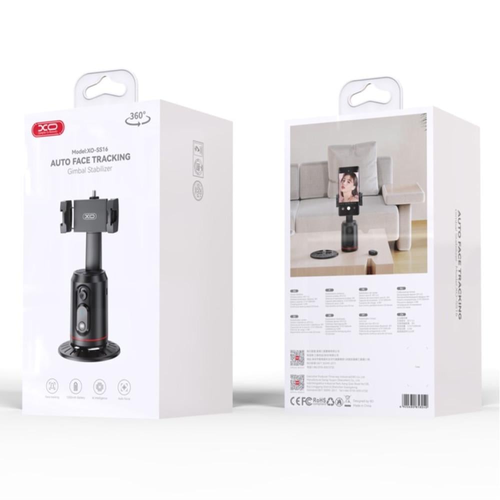 Селфи-монопод XO SS16 Wireless 1200 mAh трипод с отслеживанием лица для телефона дистанционное управление Черный - фото 13 Селфи-монопод XO SS16 Wireless 1200 mAh трипод с отслеживанием лица для телефона дистанционное управление Черный - фото 13
