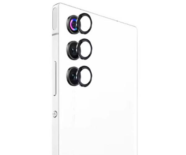Защитное стекло с рамкой CD Pattern на заднюю камеру для ZTE nubia RedMagic 10 Air Черный