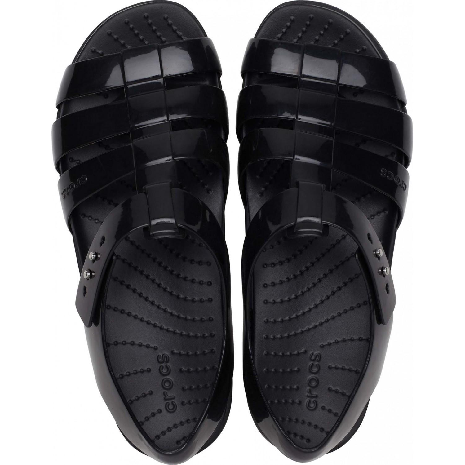 Босоножки Crocs Splash Glossy Fisherman р. 37-38 Black (23250164) - фото 5